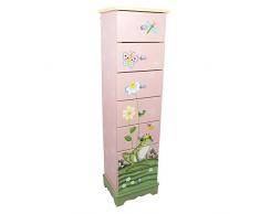 Cómoda infantil de madera con cajones Magic Garden de Fantasy Fields W-8987A