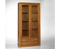Vitrina 2 Puertas Y Dos CAJONES, 200X100X37. REALIZADA INTEGRAMENTE EN Madera Maciza DE Pino