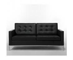 Sofá Noll Semi-Piel de 2 plazas - MSD15199417 - Blanco