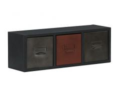 Premier Housewares 3-CAJONES Loft de Nueva York armario de pared