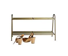 ChangSQ Estante de zapato multifuncional del hierro labrado, bastidor simple de la entrada del estante del almacenaje del Multi-capa del hogar 64 * 28 * 37CM zapato ( Size : 64*28*37CM )