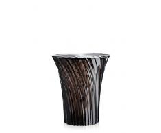 Kartell Sparkle Taburete, Bambú, Gris (Fume), 38x44x51 cm