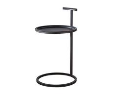 GWFVA Mesa de Centro Redonda, Mesa de Sala de Estar, Mesa Auxiliar Circular Mesa Auxiliar Redonda para Sala de Estar Muebles Decorativos para el hogar 12.31