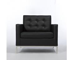 mueblespacio - Sofá Noll Semi-Piel 1 Plaza - MSD15200417 - Blanco