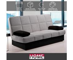Komfortland Sofá Cama Black Night-Star (Gris)