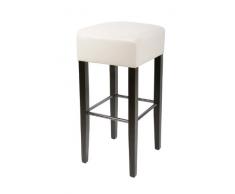 SixBros. Taburete Bar Haya Maciza Wengué/Crema - BAR-02-WC/4