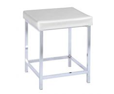 Wenko 19943100 - Taburete para el baño, color blanco