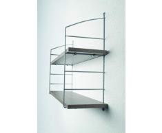 Element System Wire & Wood Retro - Juego de 2 estantes de madera, 11372-00000
