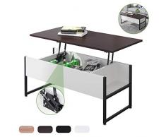 Beliwin Mesa de Centro elevable para Oficina en casa