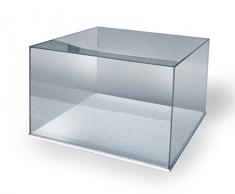 Orus – Vitrina con base negra, color transparente 200 x 350 x (H)200 mm.