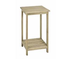 Haku Möbel 26115 Banco Madera Maciza Paulonia Marrón 33 x 65 x 46 cm