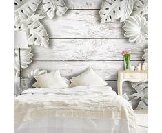 Fotomural 200x140 cm ! Papel tejido-no tejido. Fotomurales - Papel pintado - Flores Tablero Madera f-C-0095-a-a