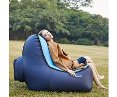 BEAUTRIP Tome un cómodo Asiento Sillón Inflable al Aire Libre - Increíble diseño ergonómico Sofá con Tumbona - Ideal para sillas de Picnic/Camping/Playa, hamacas de Aire