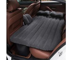 Vinteky® *Multifuncional Hinchable Impermeable Portable Adjustable* 2 en 1 Colchón para Coche y Sofá al Aire Libre, Adecuado para Viajes de Larga Distancia(Negro)