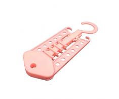 jdsjadjw Percha Multifuncional Ropa Plegable Percha Brazo Giratorio Estante Giratorio con 12 Agujeros Ahorro De Espacio Útil A