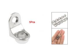 Estante De Cristal Soporte 5 Unidades Placa De Metal Soporte De Apoyo