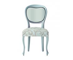 Eysa Over - Funda para silla (elastómero de poliéster acrílico, elástica, 6 unidades), color blanco
