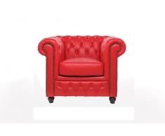 Chesterfield Showroom - Chesterfield Original Sofá - 1+2+3 plazas - Este sofa esta hecho completamente a mano - Rojo