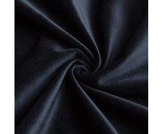 MIULEE Terciopelo Funda de Cojine Funda de Almohada del Sofá Throw Cojín Decoración Almohada Caso de la Cubierta Decorativo Almohadas para Sala de Estar 30x 50cm 12 x 20 Pulgadas 2 Pieza Negro