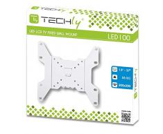 Techly 23790 Soporte a Pared para TV LED LCD 13 "-37 Fijo Blanco