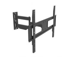 TooQ LP6070TN-B - Soporte fijo inclinable y giratorio de pared para monitor/TV/LED de 37" a 70", hasta 50kg de peso, distancia a la pared 60mm hasta 473mm, inclinacion -10º, giro 180º, formato VESA hasta 600x400, color negro