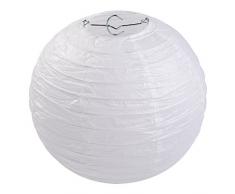 LIHAO 8" Lámparas de techo esféricas de papel, diametro 20 cm (pack de 10)