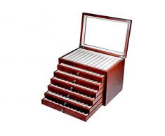 MaestroRelojero Vitrina Madera Expositor 78 estilograficas Cherry