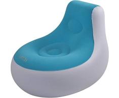 Jilong - Sillón hinchable con respaldo Side Chair - 93 cm x 86 cm x 73 cm