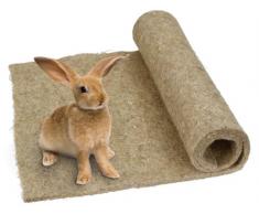 Alfombra para roedores 100 % cáñamo 40 x 100 x 1 cm