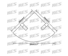 KES Rinconera Para Baño Lavabo Vidrio Templado Estante Montaje en Pared Cepillado, BGS3101-2