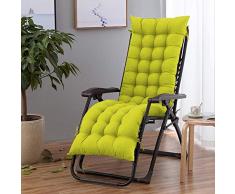 N/H Chaise Lounge Cushion Indoor Outdoor Recliner Sofa Pad Patio Chaise Lounger Cushion Bench Seasonal Replacement Cushions Thick Padded Chaise Rust Soft Comfortable Courtyard Longue Recliner Cushion