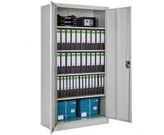 TecTake Armario archivador de Oficina metálico con 2 Puertas bloqueable e estantes - Varias tamaños - (180x90x40 cm | no. 402483)