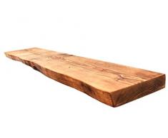 Chill House Floating Shelves Waney/Live Edge - Estante Flotante rústico, Roble Natural, 60 cm