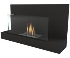 Imagin IMALDEN - Chimenea (bioetanol), color negro