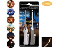 Navpeak Mechero de Metal Multiusos para Chimenea de Cocina, Estufa de Barbacoa (butano no Incluido)