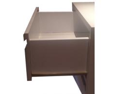 Cajonera blanca con ruedas de 4 cajones Montada, , dimensiones (40 ancho x 50 fondo x 72.8 de altura )