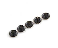 Hilitand 100 Piezas tapicería Tacos, Clavos para Muebles, Clavijas para sofá, Remaches, tapicería, alfileres para Manualidades, latón Antiguo, 16 * 15mm