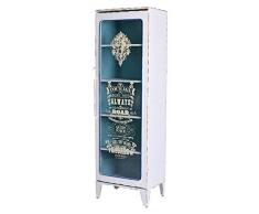Palazzo Lof018 - Vitrina de metal, diseño vintage