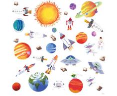 Jomoval RoomMates - Pegatinas para pared (35 unidades), diseño del espacio