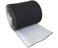 iGadgitz Home U6938 - Organizador Cables Flexible Cable Management Funda Cable Neopreno Reversible Manga cables para TV, Consola, PC, Cables de Alimentación y AV - Blanco y negro - Longitud 150 cm