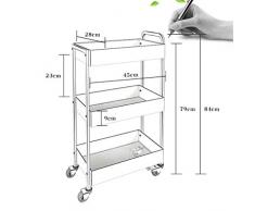 CHX Estante Estante de Almacenamiento Hogar Cocina Aterrizaje Metal Puesto Verduras Almacenamiento de múltiples Capas Ordenar Estantería del Carrito CHXSF