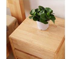 Huahua Furniture Mesita de Noche, Gabinete esquinero pequeño de Madera Maciza de la cabecera del Roble de la habitación sólida nórdica del Dormitorio, 45x40x50CM