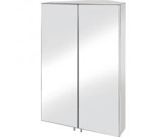 Croydex Avisio - Armario esquinero de 2 puertas (acero inoxidable)