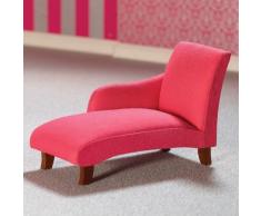 Color rosa Chaise Longue