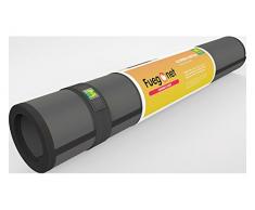 Fuegonet 231437 - Alfombra ignifuga, color negro, 100 x 50 cm