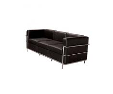 Piqueras Y Crespo (PIQU7) Sofá Salobre Bali Negro Sillas de Oficina, Talla Unica