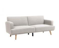 Astan Hogar Sofá Cama 3 Plazas, Tapizado Tela. Modelo Axel AH-AR40600AR, Arena,