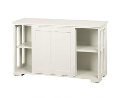 Yaheetech Aparador Buffet Armario de Salón Aparador Mueble con Puerta Corredera 106 x 33 x 63 cm