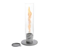 höfats - SPIN - Chimenea de Mesa bioetanol - biochimenea de Mesa, lámpara de Fuego y antorcha para el jardín - de Acero Inoxidable