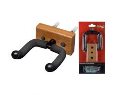 Stagg GUH-WN REC - Soporte de pared para guitarra (madera)